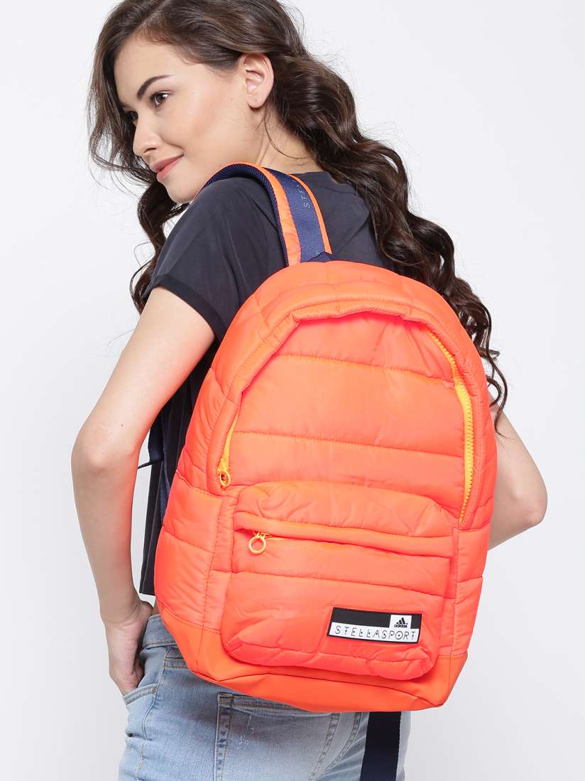 Adidas neon orange backpack online