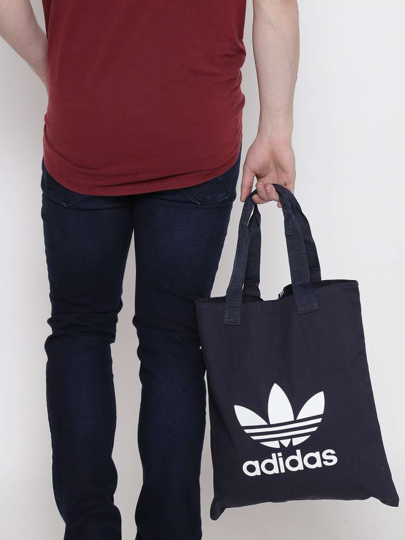 Buy ADIDAS Originals Navy Logo Print Tote Bag Handbags for Unisex 2236588 Myntra