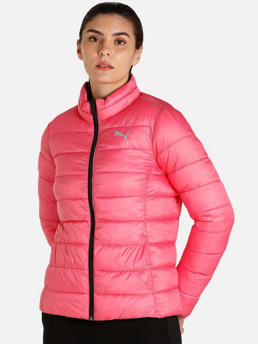 REVERSIBLE PADDED NO COLLAR ZIP JACKET