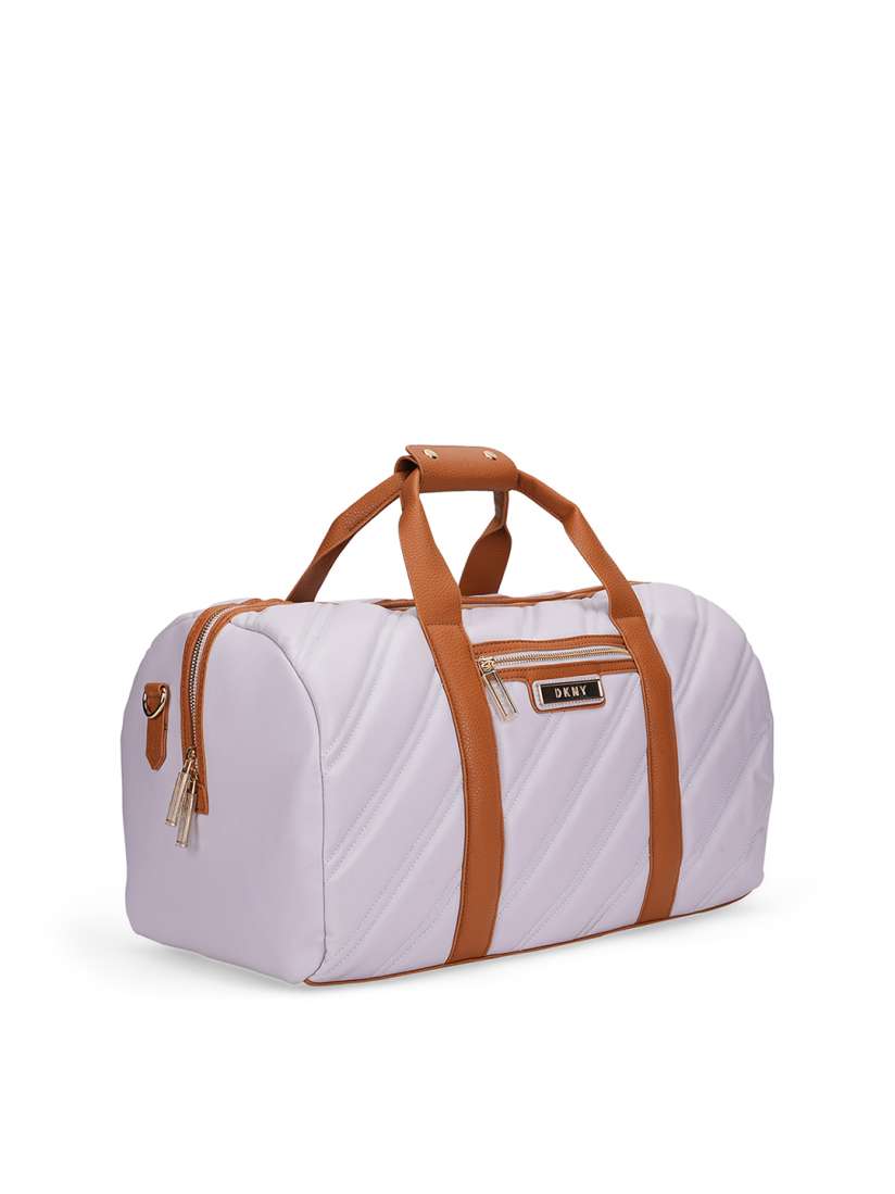 Buy DKNY Lavender Two Short Handles Medium Size Duffle Bag Duffel Bag for Unisex 22377004 Myntra