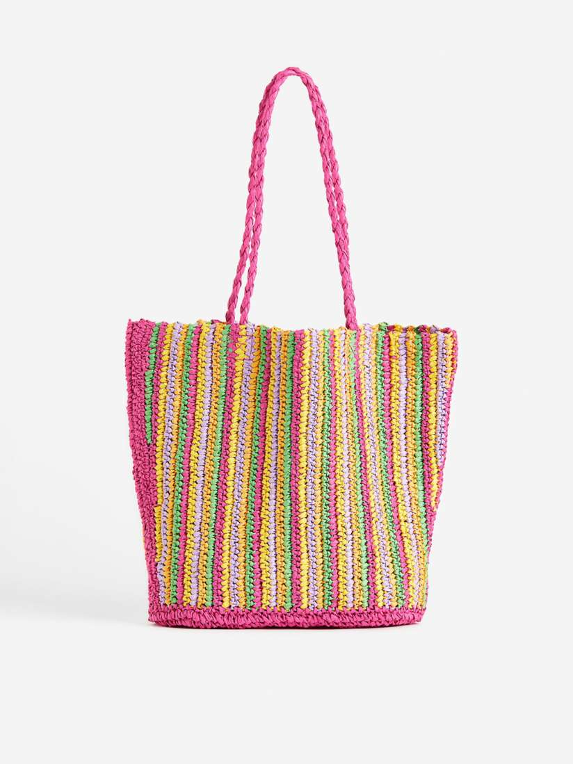Buy H M Women Straw Shopper Handbags for Women 22380598 Myntra