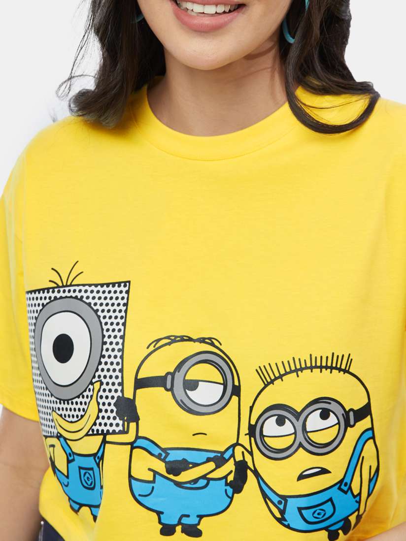Minion t shirt myntra cheap