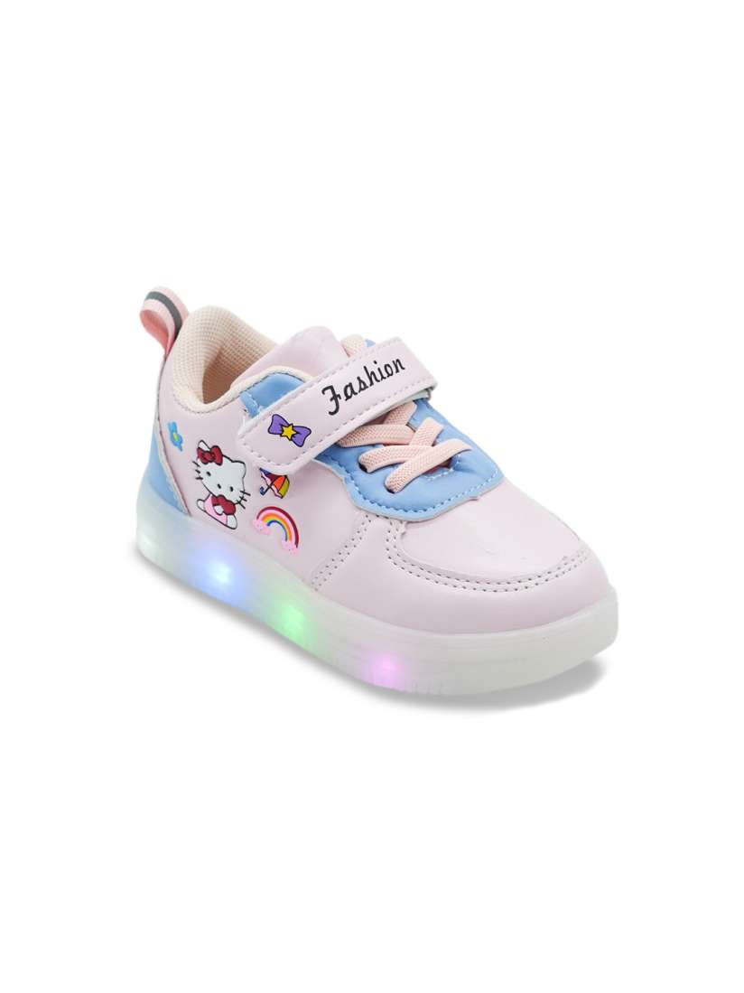 Buy FEETWELL SHOES Kids Hello Kitty Printed LED Sneakers Casual Shoes for Unisex Kids 22390892 Myntra