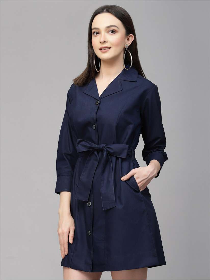Womens cotton shirt dress discount