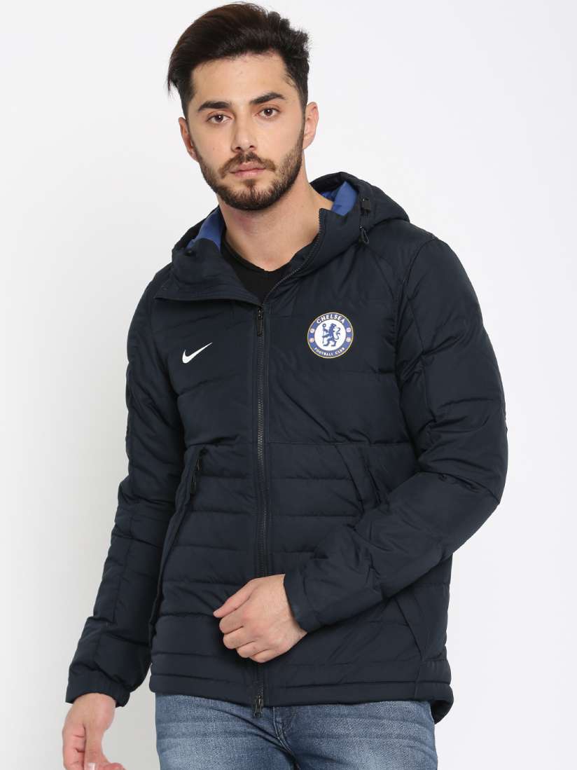 Nike navy puffer jacket online