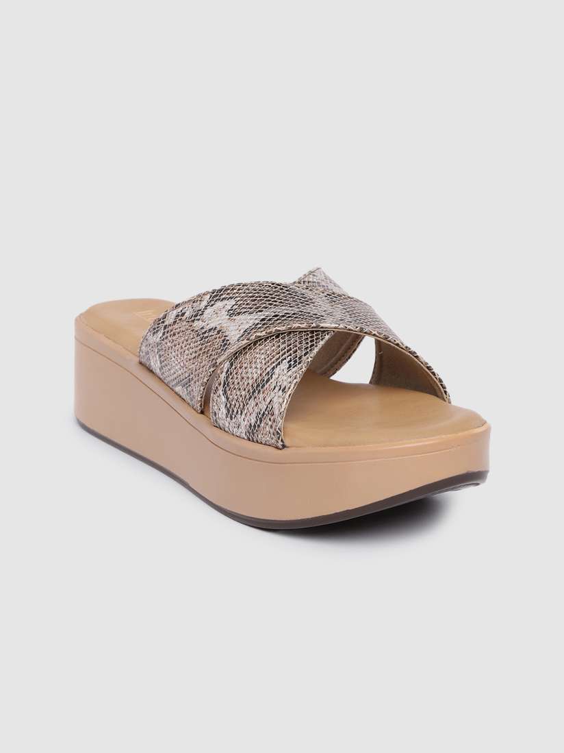 Snake print wedges store