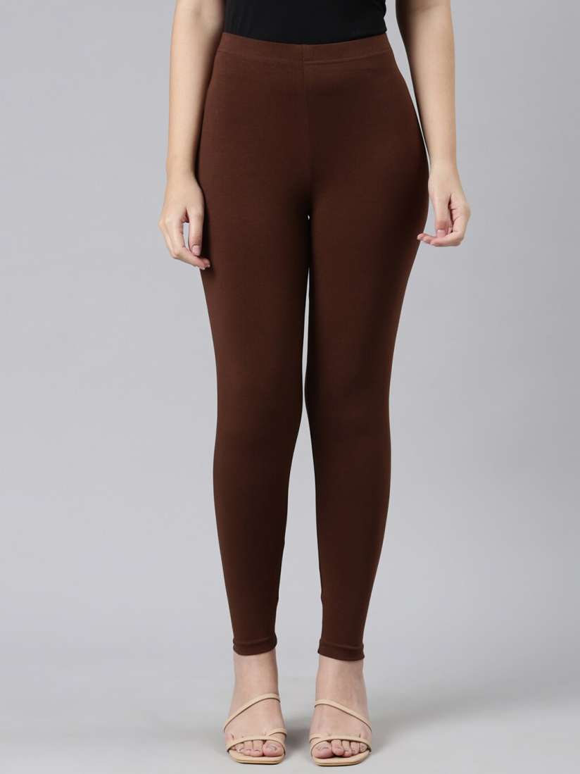 Buy Go Colors Slim Fit Ankle Length Leggings Leggings for Women 22408300 Myntra