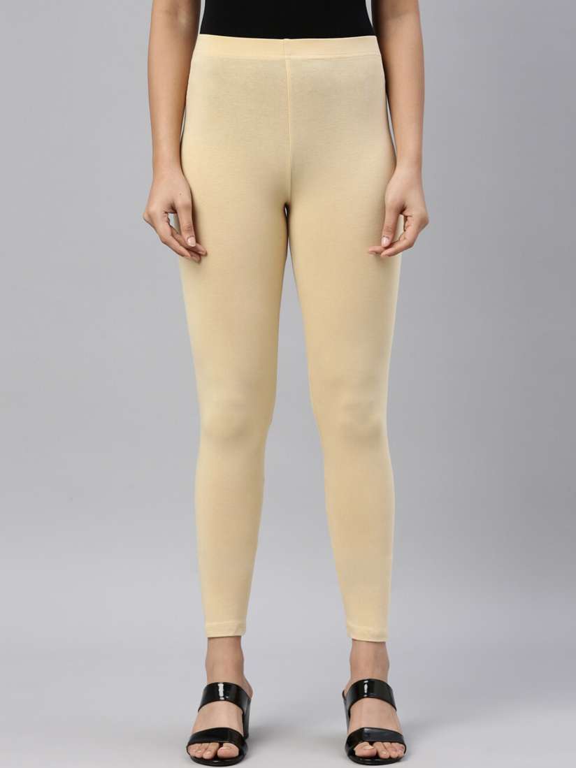 Grey colour ankle length leggings outlet