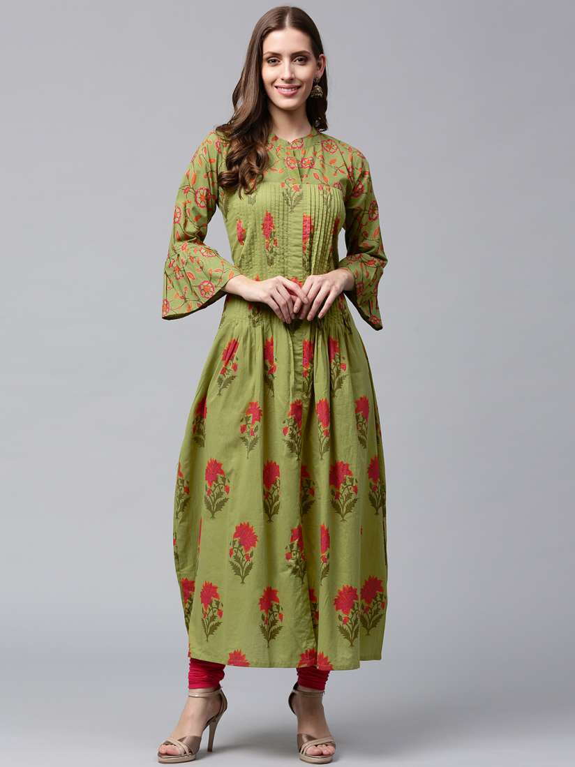 Nayo women's printed anarkali kurta discount