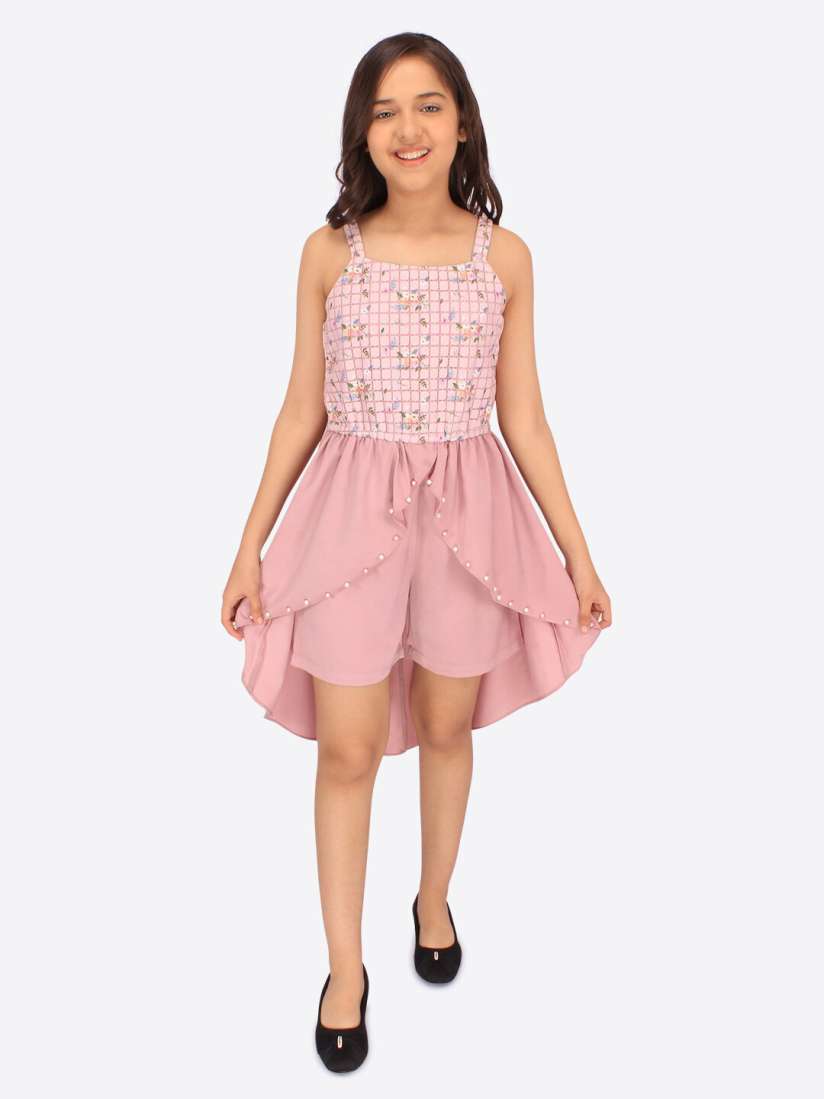 Buy CUTECUMBER Girls Printed Culotte Jumpsuit Jumpsuit for Girls 22421518 Myntra