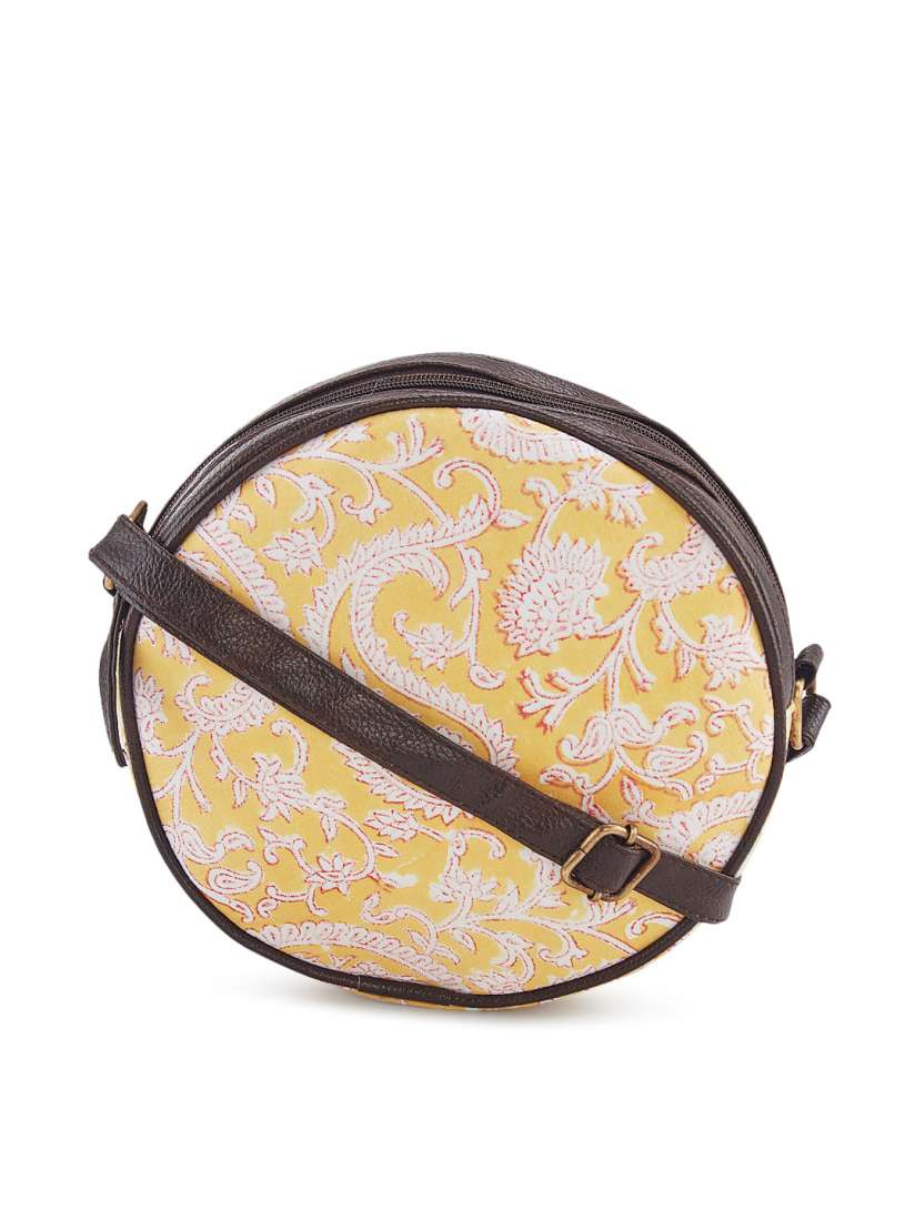 Round sling bag myntra shop