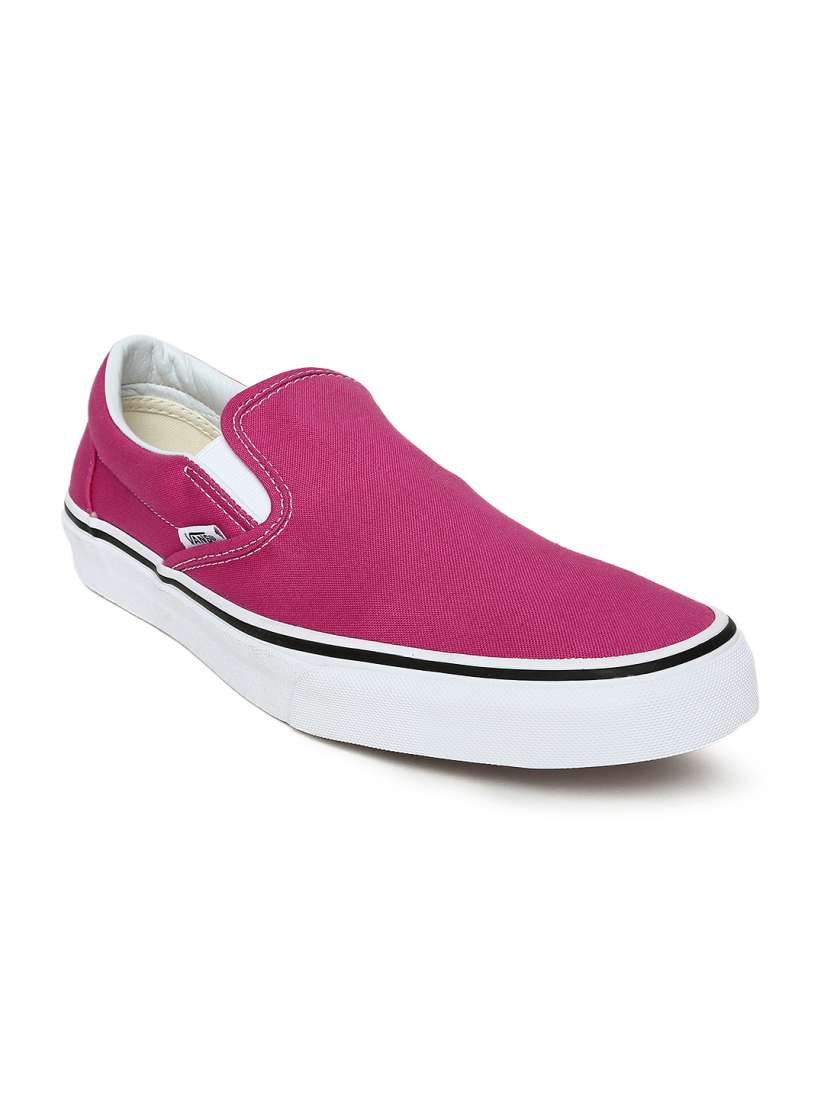 Pink classic slip on vans best sale