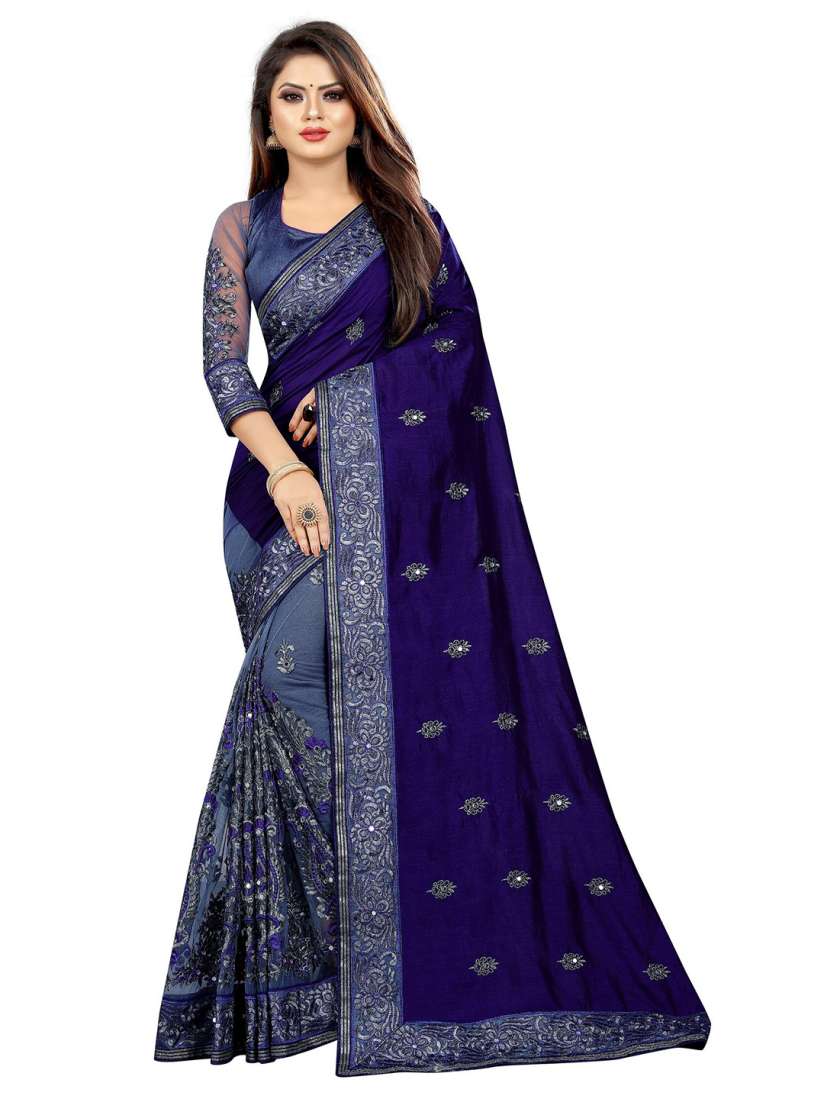 Myntra mirror work sarees store
