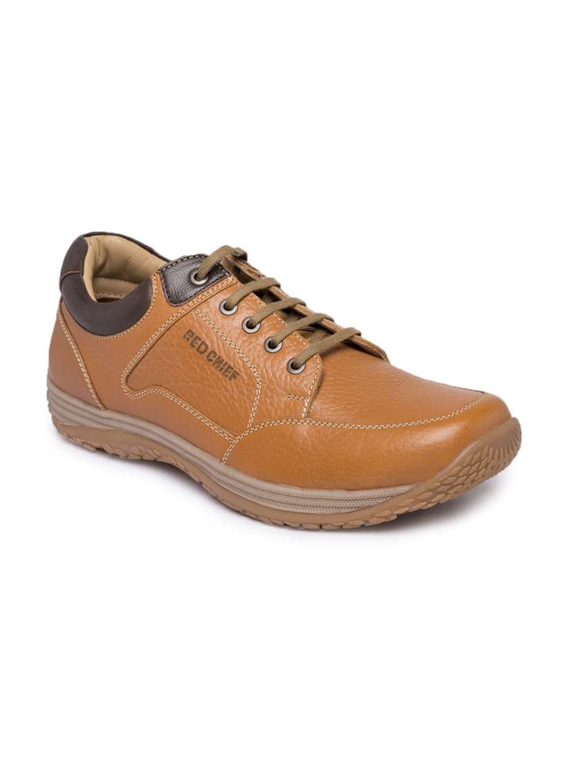Buy Red Chief Men Tan Solid Leather Derbys Casual Shoes for Men 2243683 Myntra