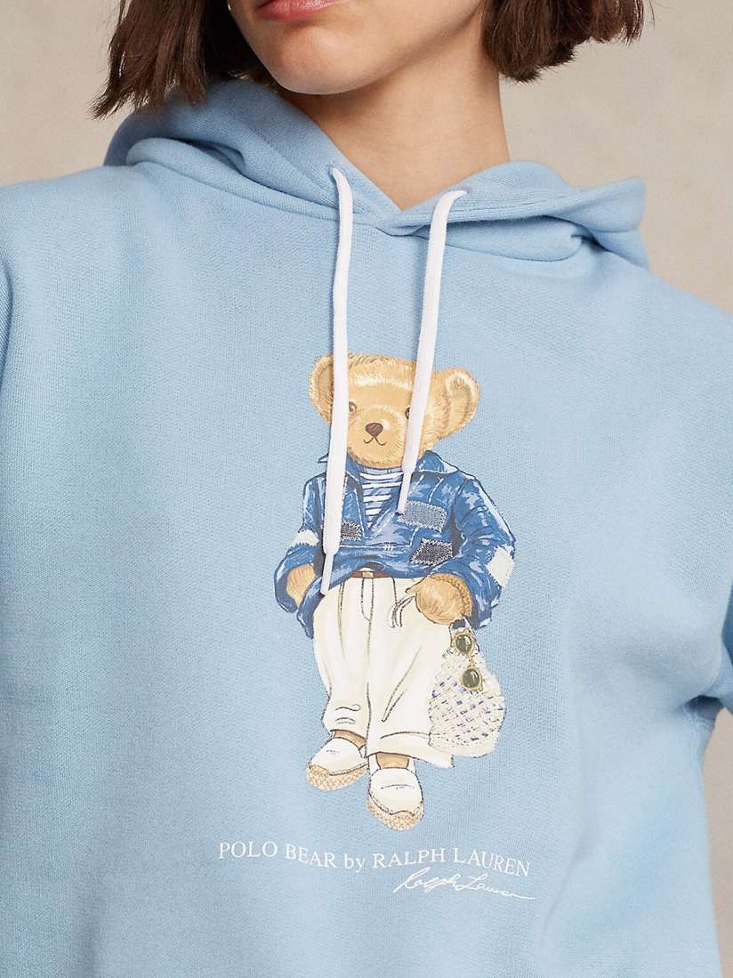 Polo bear hoodie women's hotsell