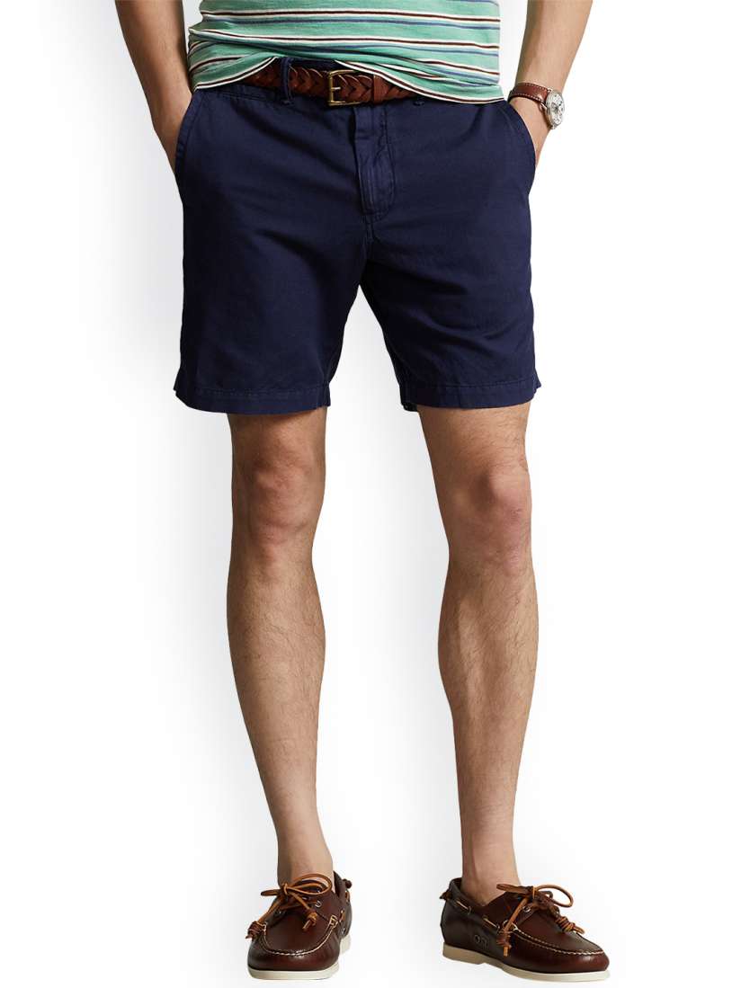Buy Polo Ralph Lauren Men Linen Cotton Straight Fit Chino Shorts Shorts for Men 22438850 Myntra