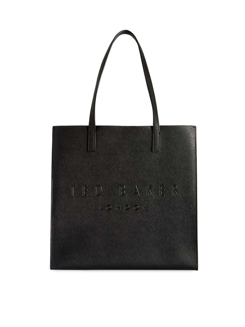 Ted baker black shopper bag online