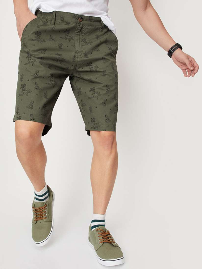 Buy max Men Conversational Printed Mid Rise Pure Cotton Shorts Shorts for Men 22441954 Myntra