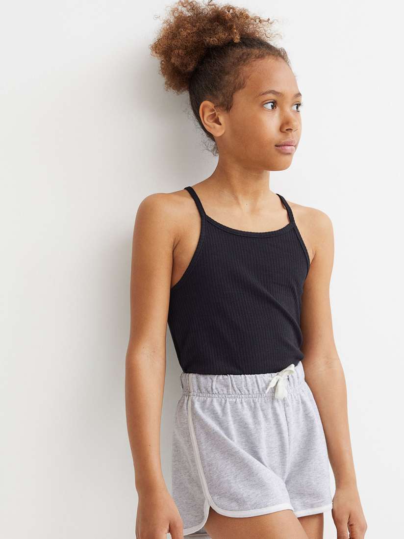 Buy H M Girls Cotton Sweatshorts Shorts for Girls 22447186 Myntra