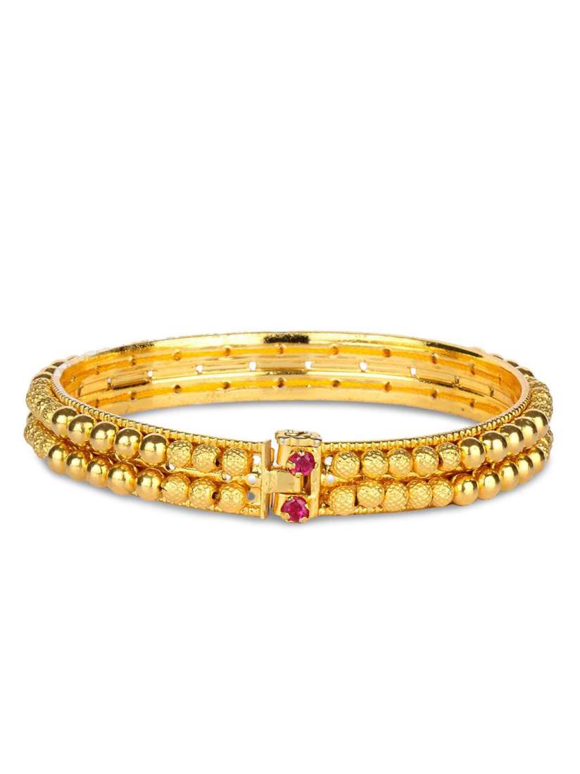 Buy CANDERE A KALYAN JEWELLERS COMPANY 22KT Gold Tushi Bangle 2.18 gm Bangle Gold for Women 22451946 Myntra