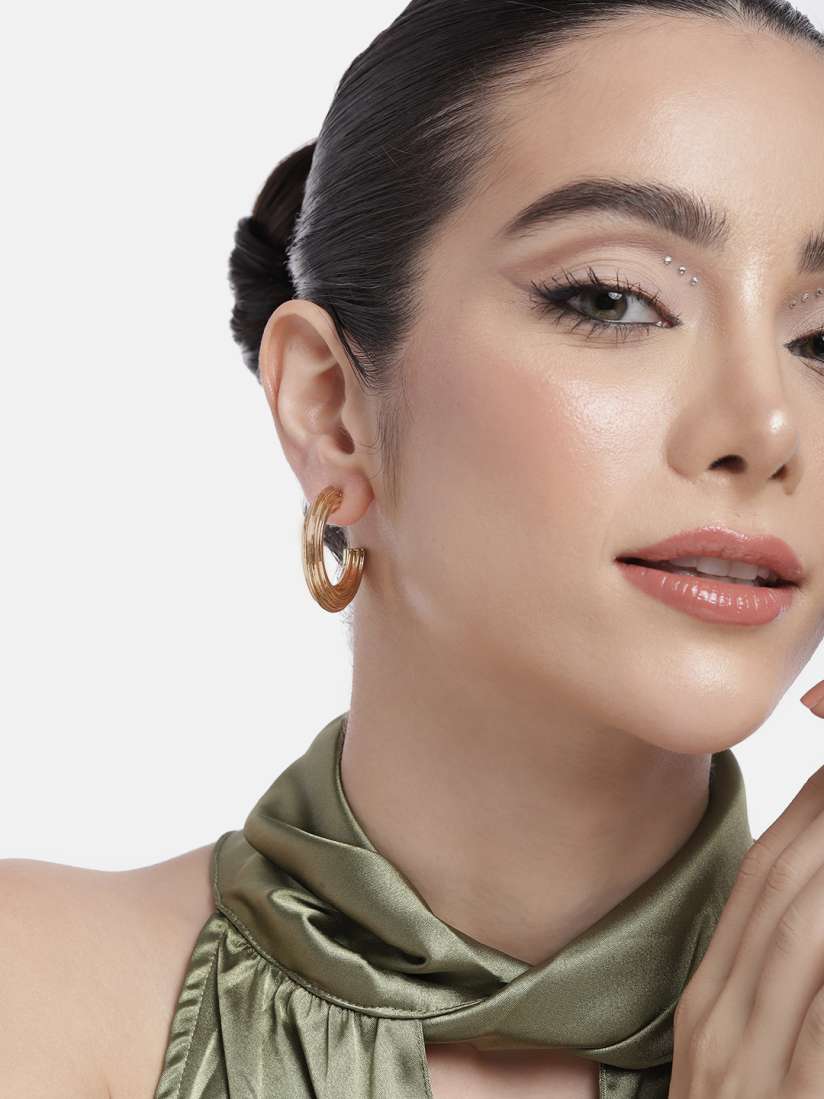 Myntra hoop earrings online