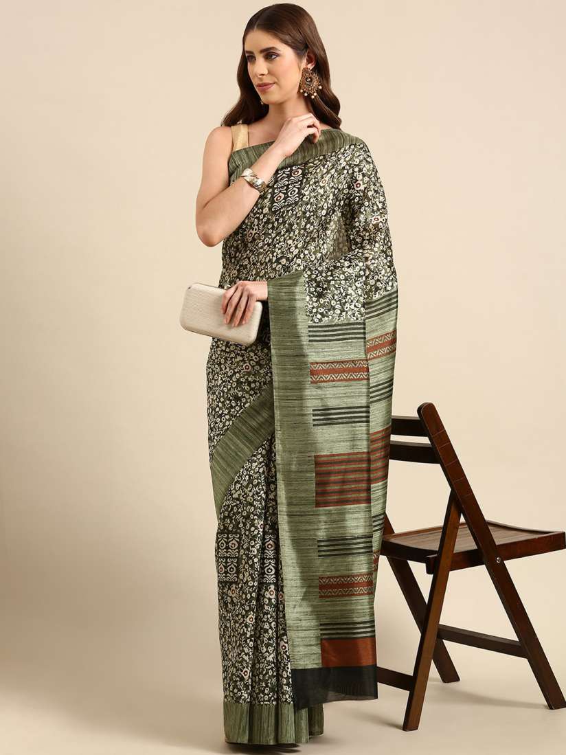 Myntra art silk sarees on sale