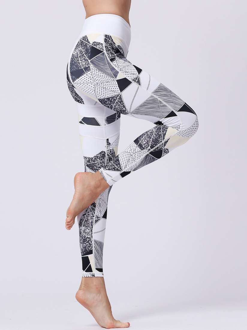 Buy JC Collection Women Geometric Printed Gym Tights - Tights for Women  22460050 | Myntra