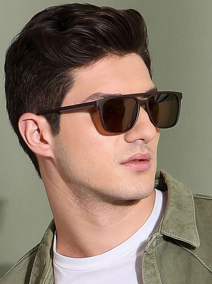 Buy Vincent Chase by Lenskart Men Wayfarer Sunglasses with Polarised and UV Protected Lens 135881 Sunglasses for Men 22460274 Myntra