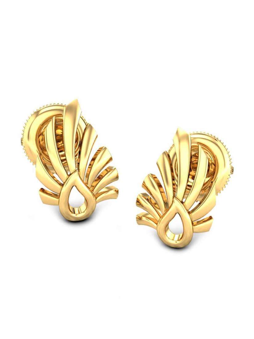 Candere gold earrings sales