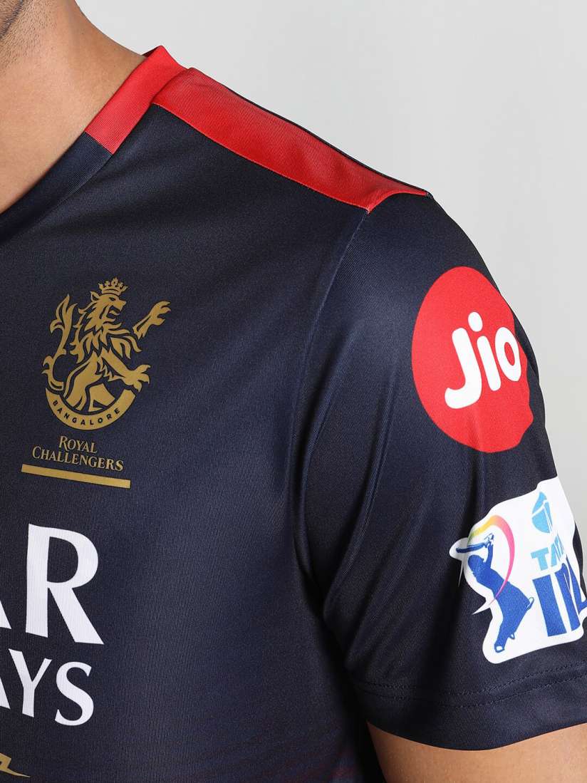 Buy Puma Royal Challengers Bangalore Typography Regular Fit Printed Round Neck T Shirt Tshirts for Men 22462330 Myntra