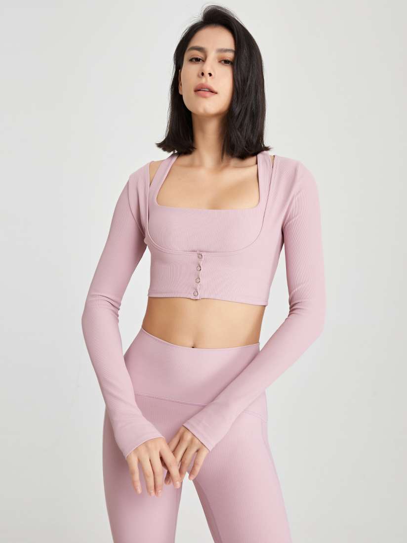 Cropped gym jacket clearance