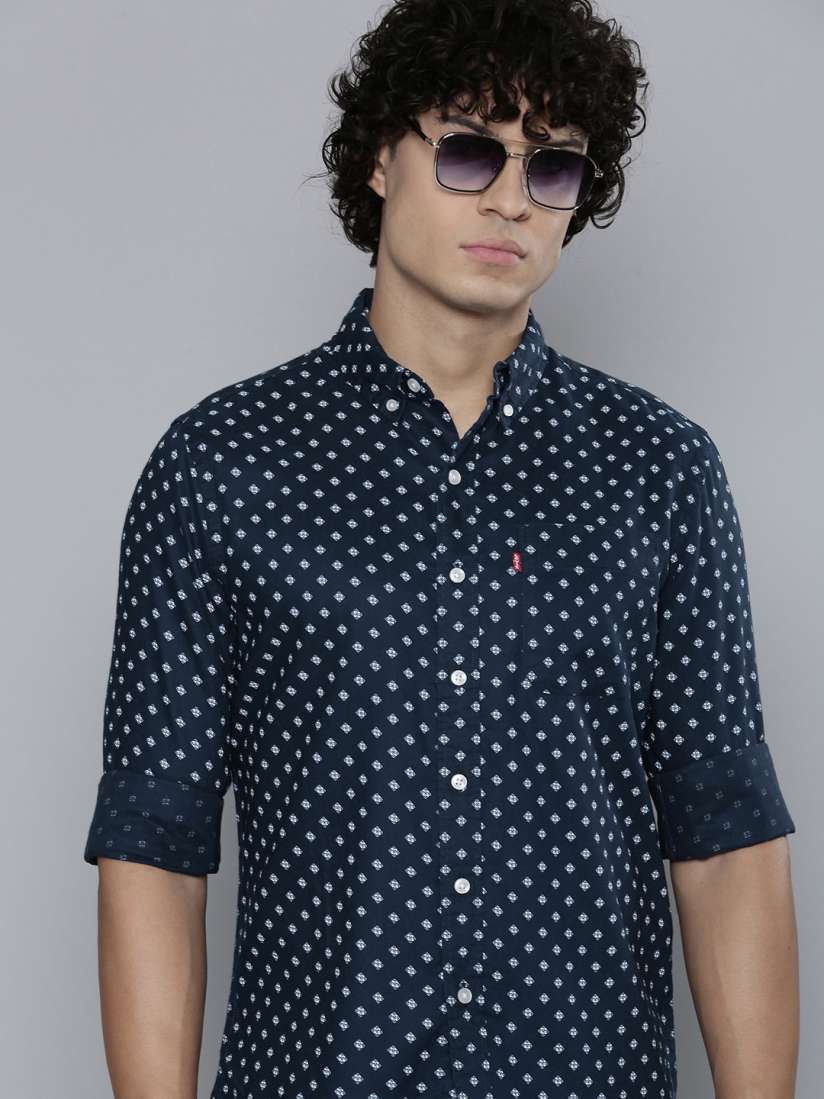 Levis polka dot shirt top