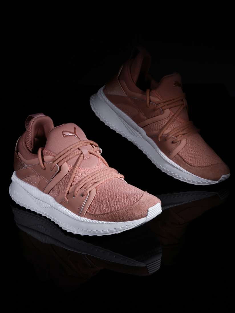 Buy Puma Women Pink Solid Mesh Mid Top TSUGI Blaze Sneakers Casual Shoes for Women 2246872 Myntra