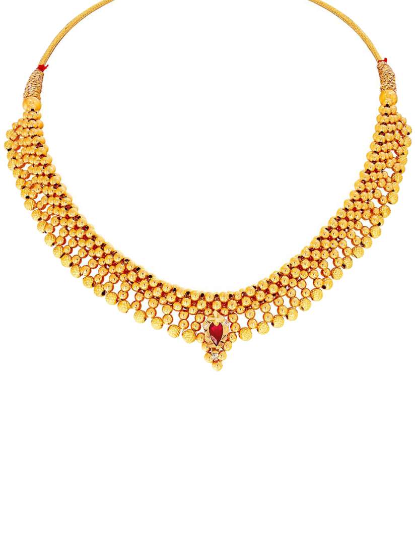 Kalyan jewellers gold necklace set best sale