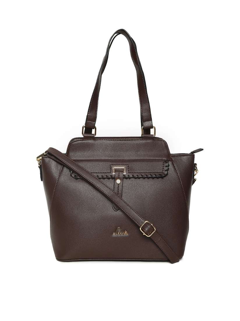 Buy Lavie Brown Solid Shoulder Bag Handbags for Women 2247106 Myntra
