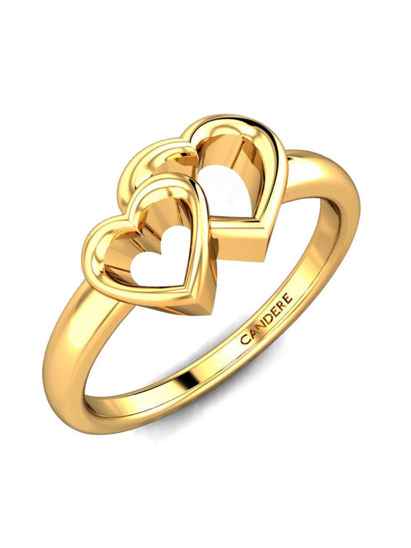 Buy CANDERE A KALYAN JEWELLERS COMPANY 18KT Gold BIS Hallmark Ring 2.29 gm Ring Gold for Women 22471246 Myntra