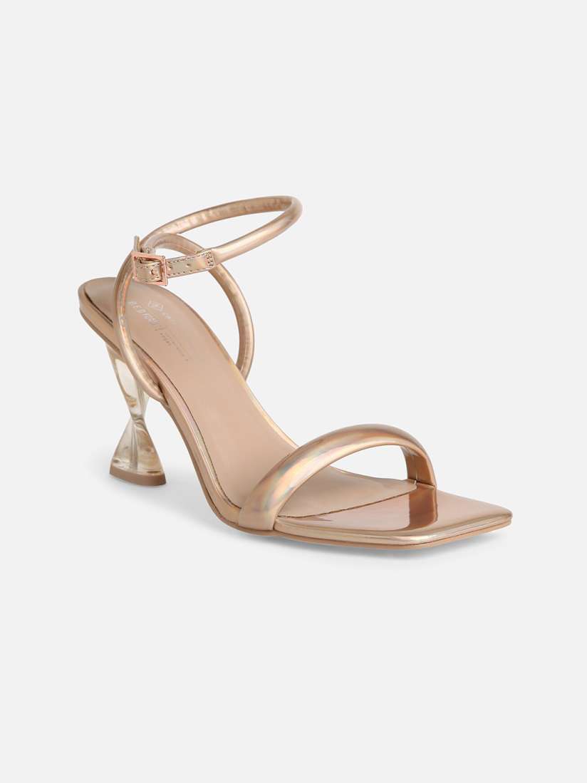 Buy Call It Spring Rose Gold Party Kitten Sandals Heels for Women 22472624 Myntra
