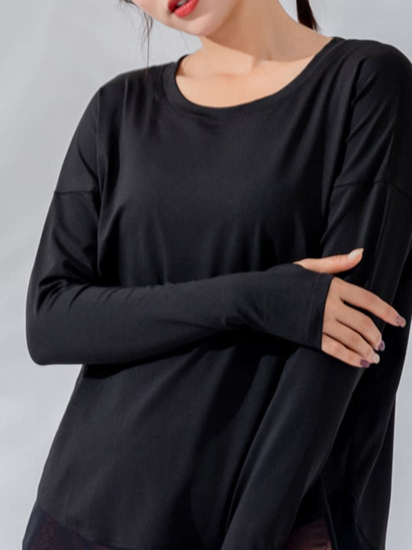 Thumb hole t shirts women's myntra cheap