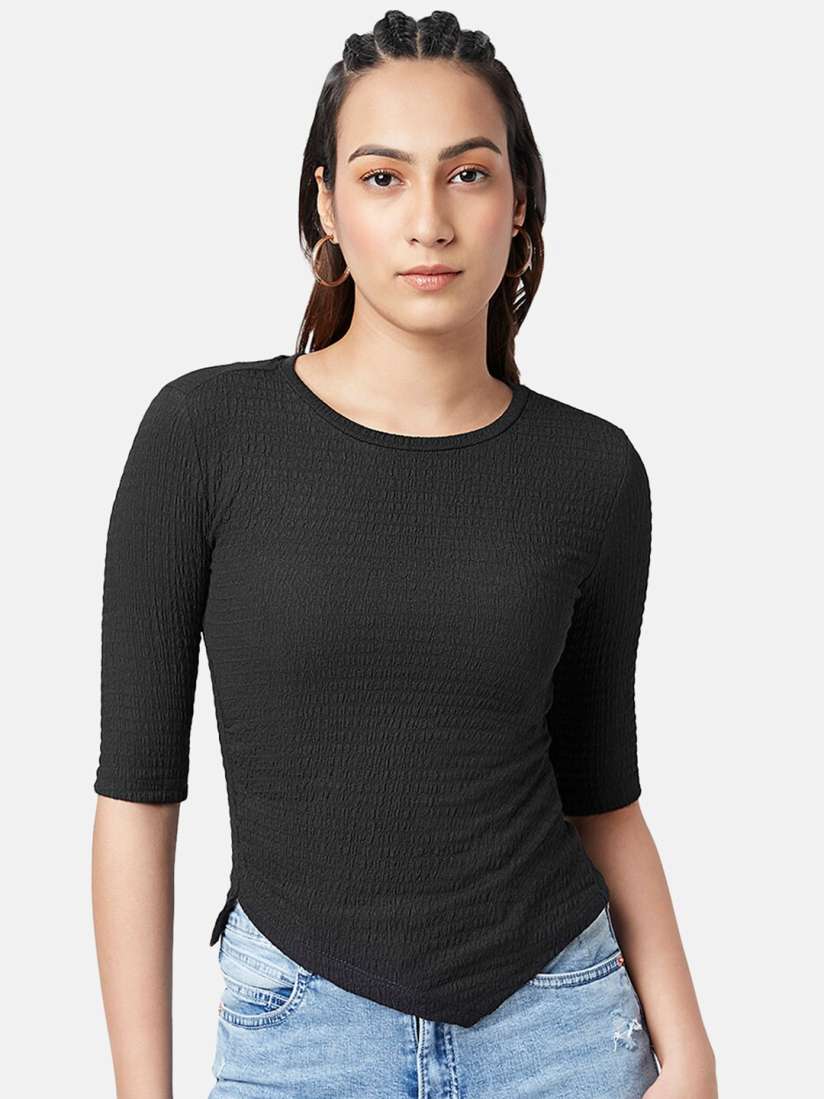 Myntra jeans top for ladies outlet