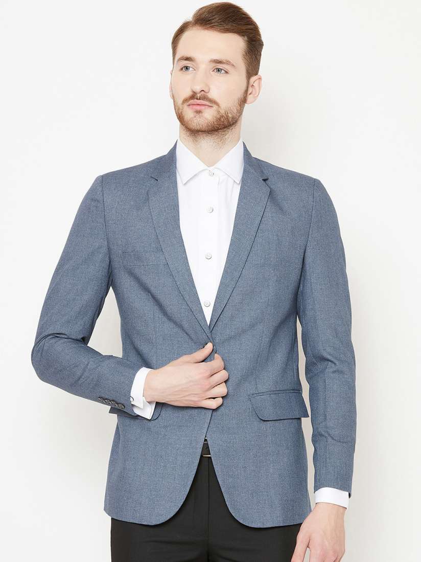 Buy Shaftesbury London Slim Fit Formal Blazer Blazers for Men 22497802 Myntra