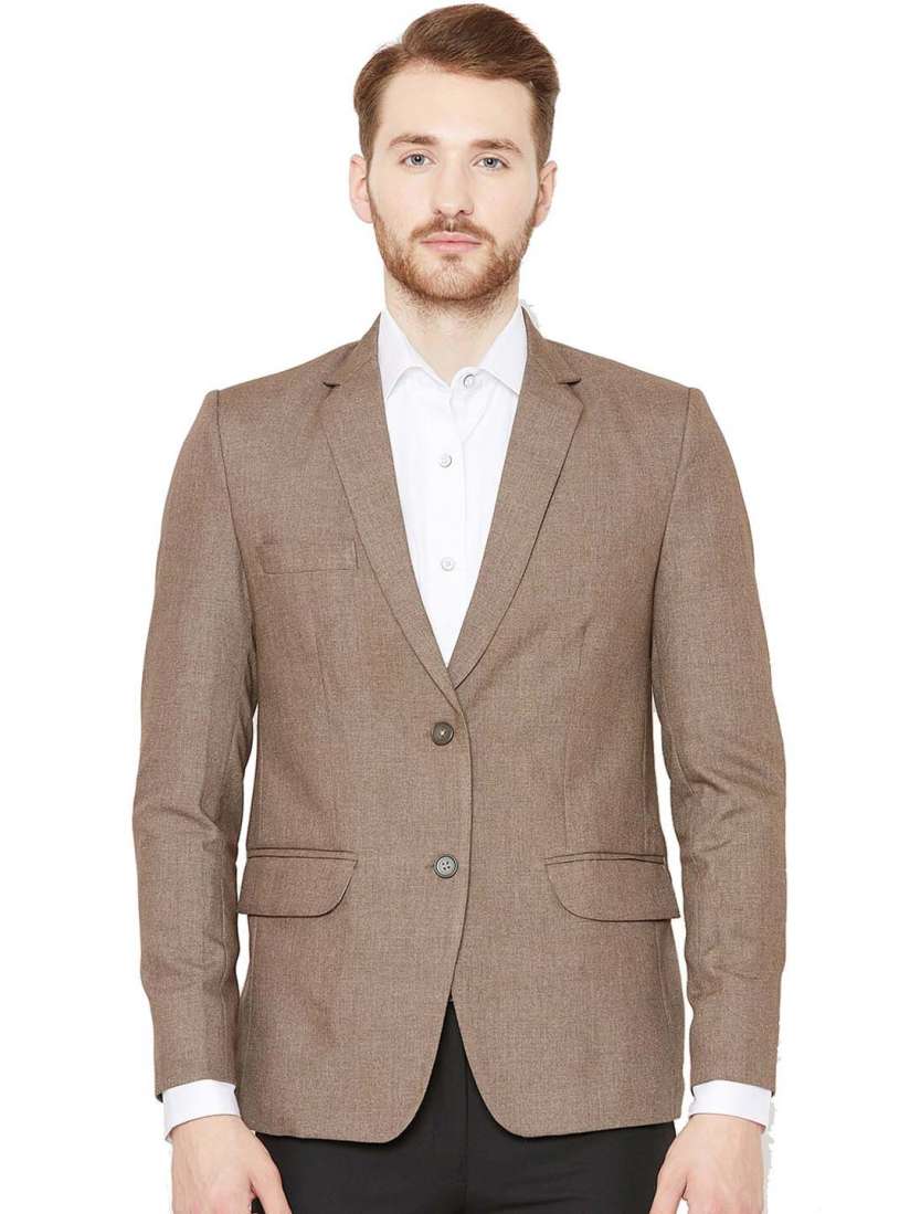 Buy Shaftesbury London Slim Fit Single Breasted Blazer Blazers for Men 22497806 Myntra