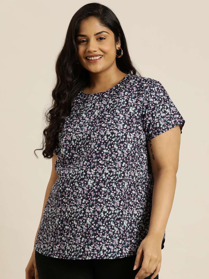 Myntra plus size tops hot sale