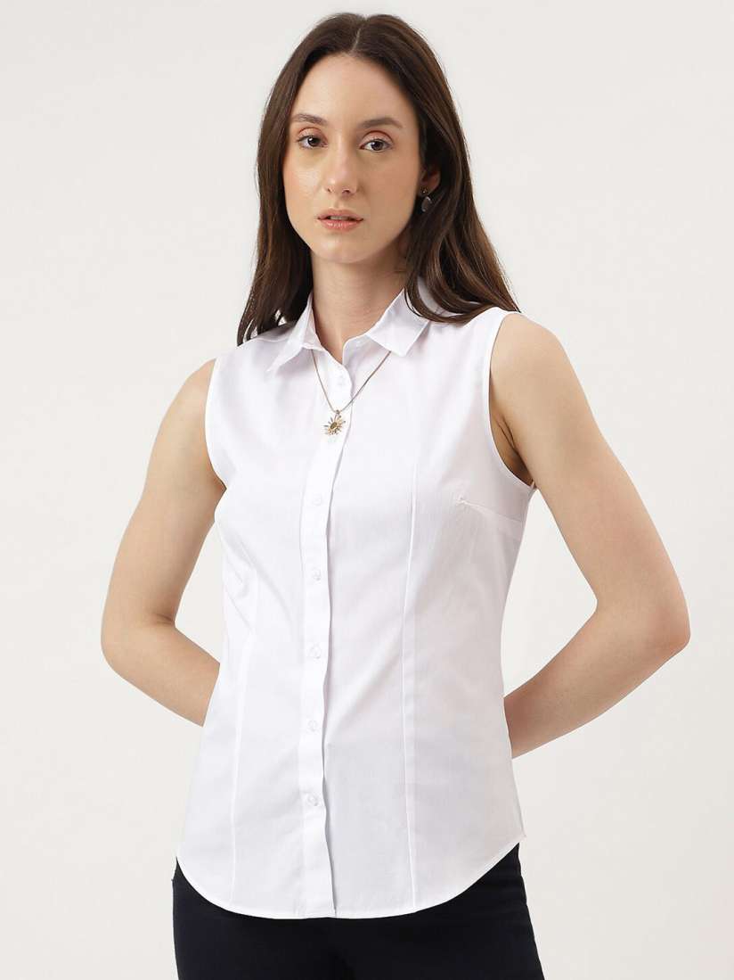 Ladies sleeveless tops discount