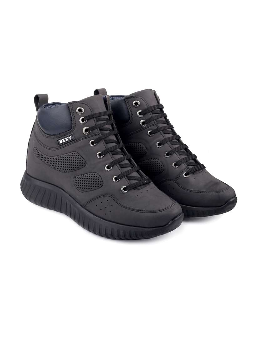 Buy Bxxy Men High Top Lightweight Hidden Elevator Height Increasing Lace Up Sneakers Casual Shoes for Men 22512230 Myntra
