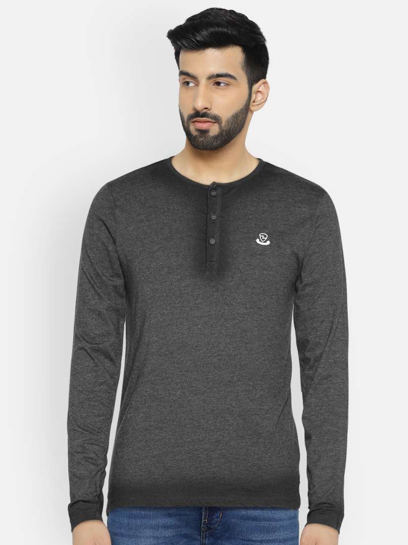 Spykar henley t shirt 2025