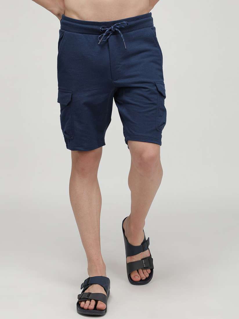 Buy SPORTO Men Mid Rise Cotton Shorts With Zipper Pockets Shorts for Men 22515748 Myntra
