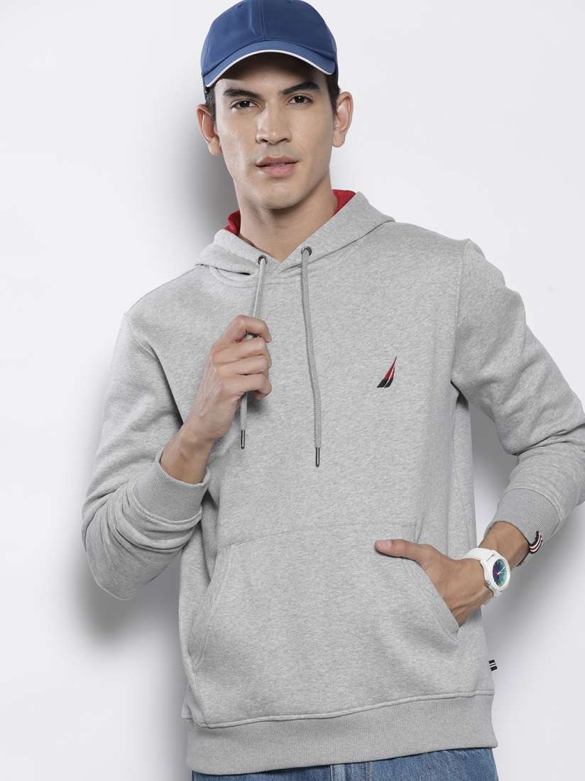 Buy Nautica Hooded Pullover Sweatshirt Sweatshirts for Men 22517008 Myntra