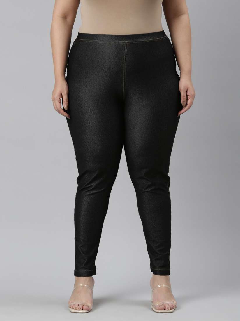 Go colors knitted jeggings discount