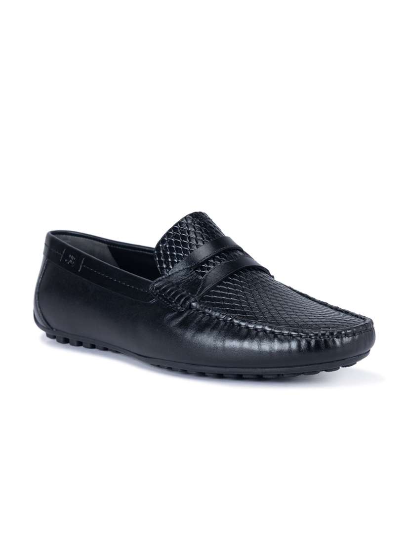 Buy ROSSO BRUNELLO Men Textured Leather Formal Loafers Formal Shoes for Men 22540110 Myntra