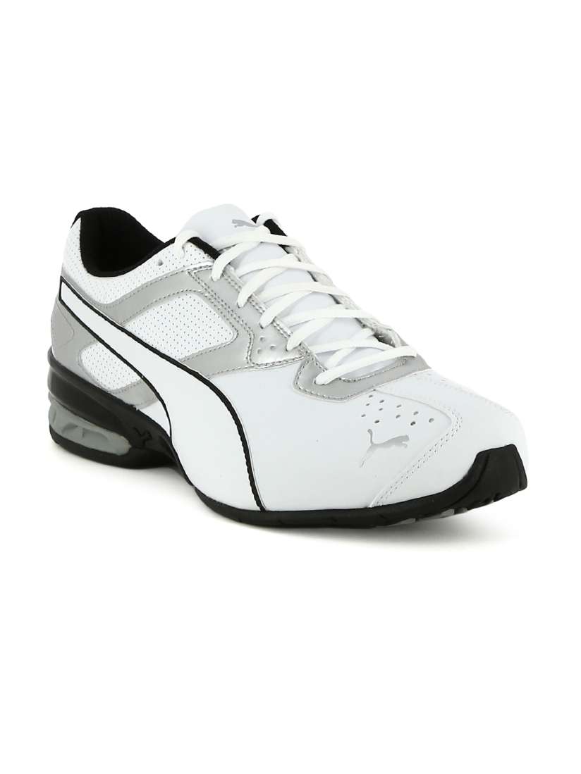 Puma tazon white sports shoes top